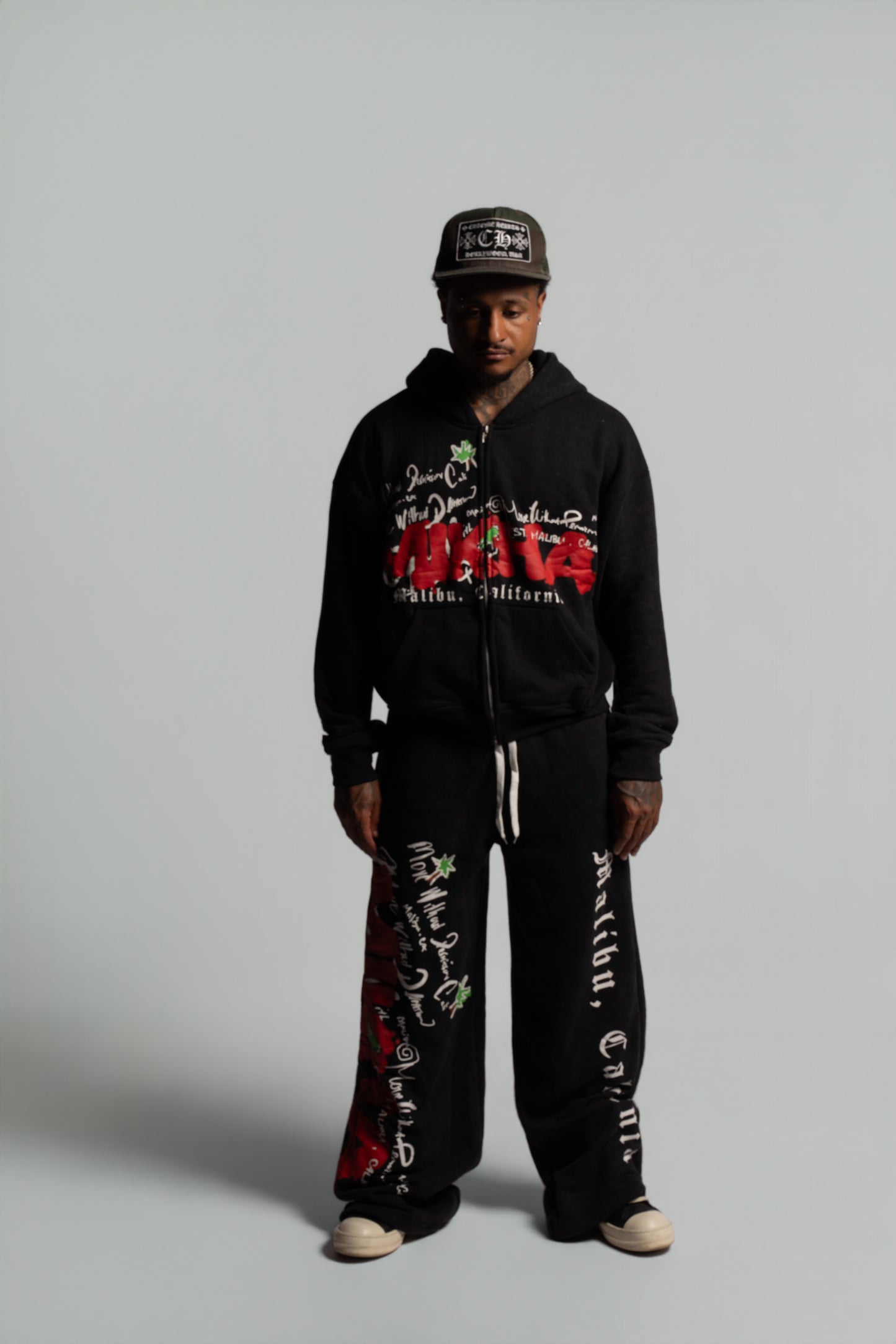 MIKHA MALIBU BLACK HOODIE