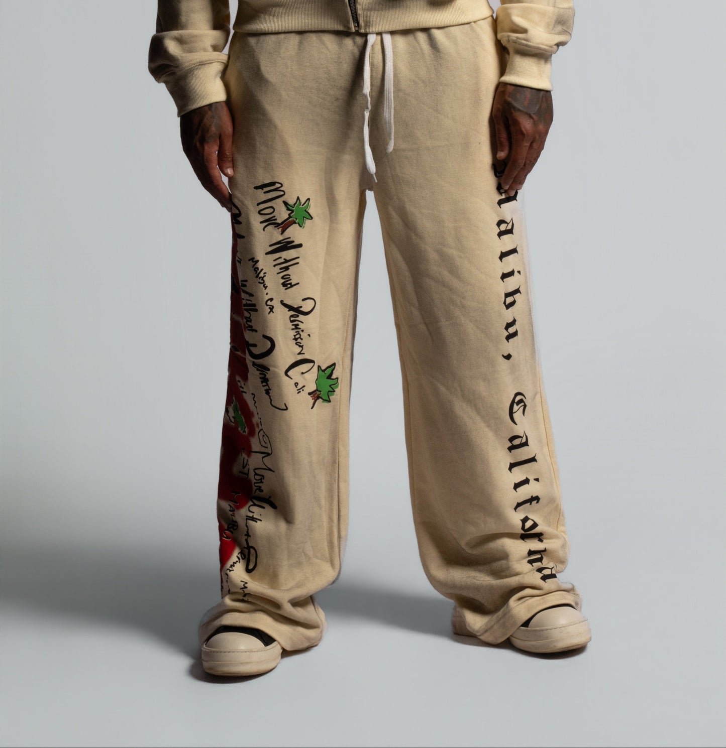 MIKHA MALIBU CREAM PANTS
