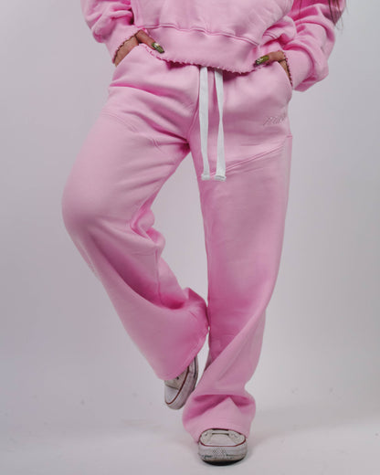 SOVEREIGN BLUSH PANTHER SWEATPANTS