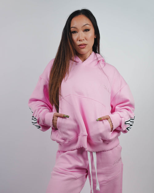 WING HOODIE - BLUSH PINK