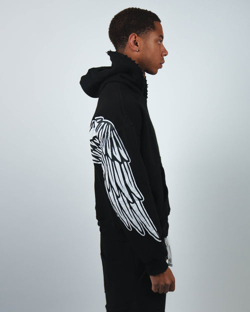 WING HOODIE - ONYX