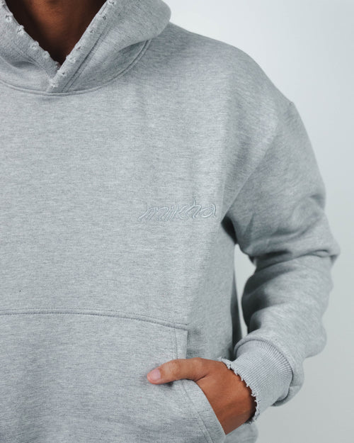 M.W.P HOODIE - STONE GREY