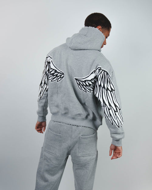 WING SET - STONE GREY