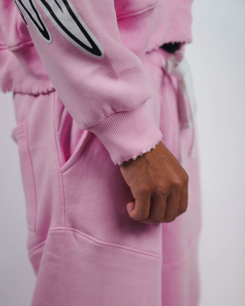 WING HOODIE - BLUSH PINK