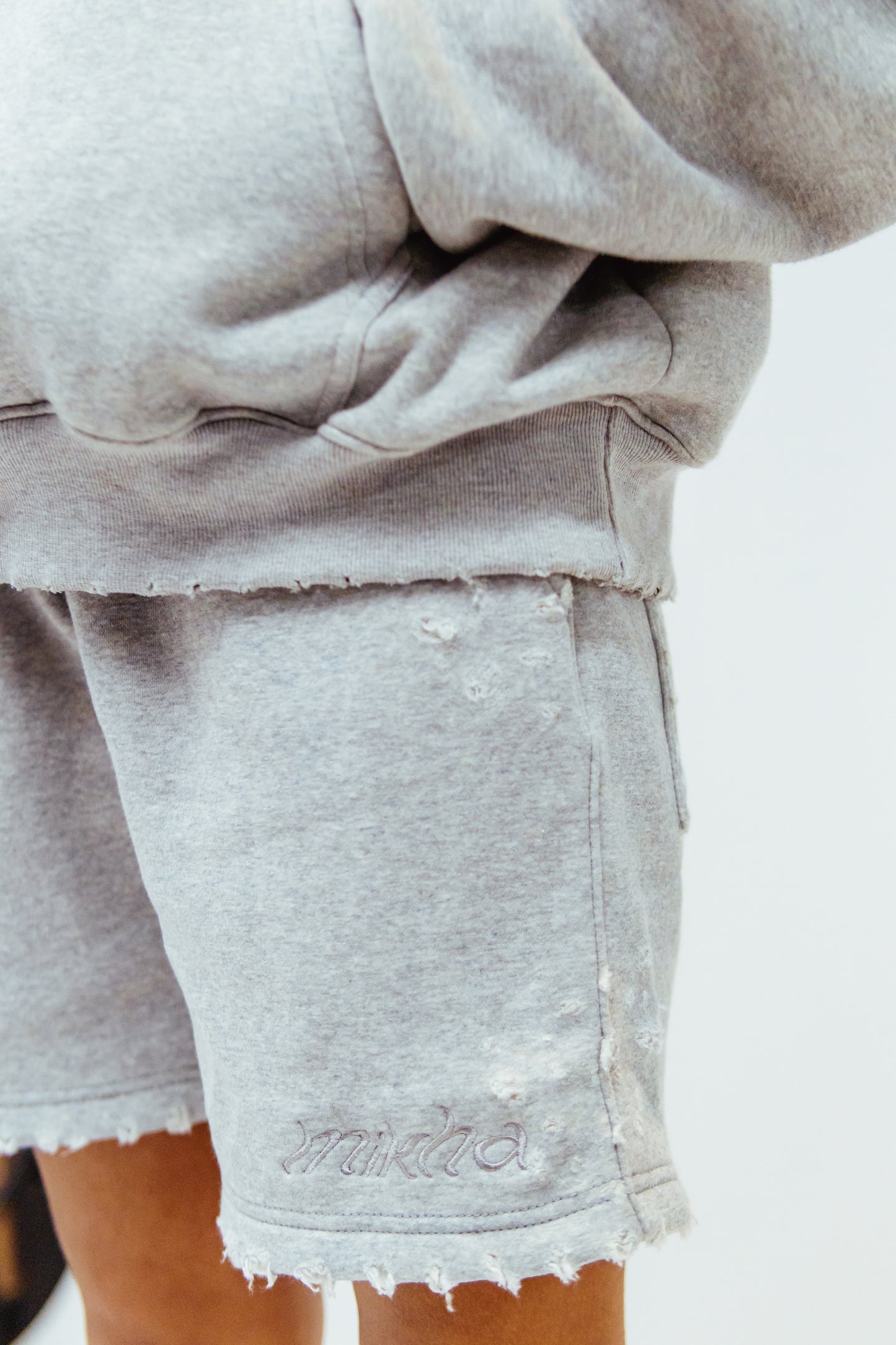 M.W.P SHORTS - STONE GREY