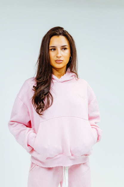 M.W.P HOODIE - BLUSH PINK