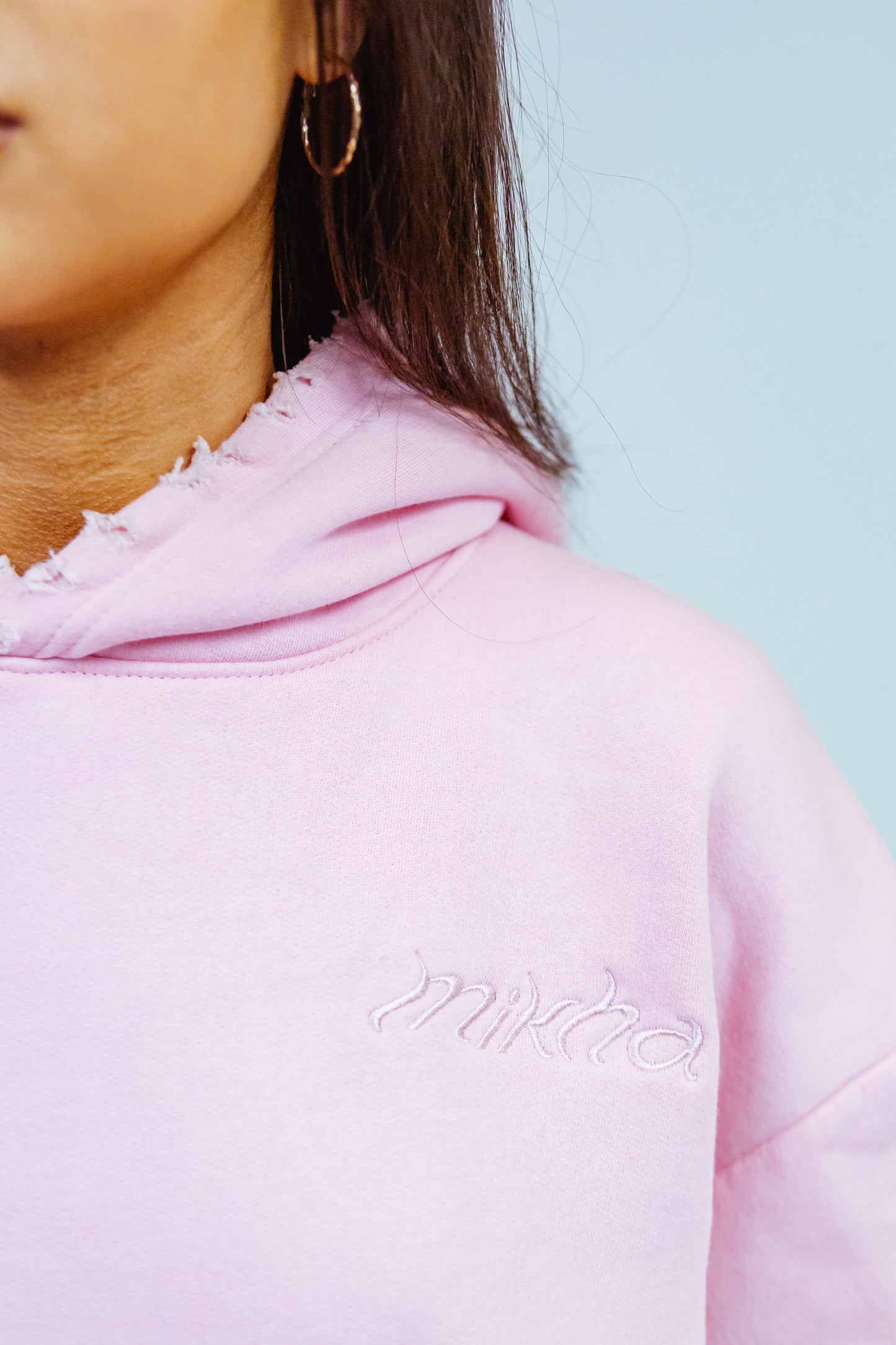 M.W.P HOODIE - BLUSH PINK