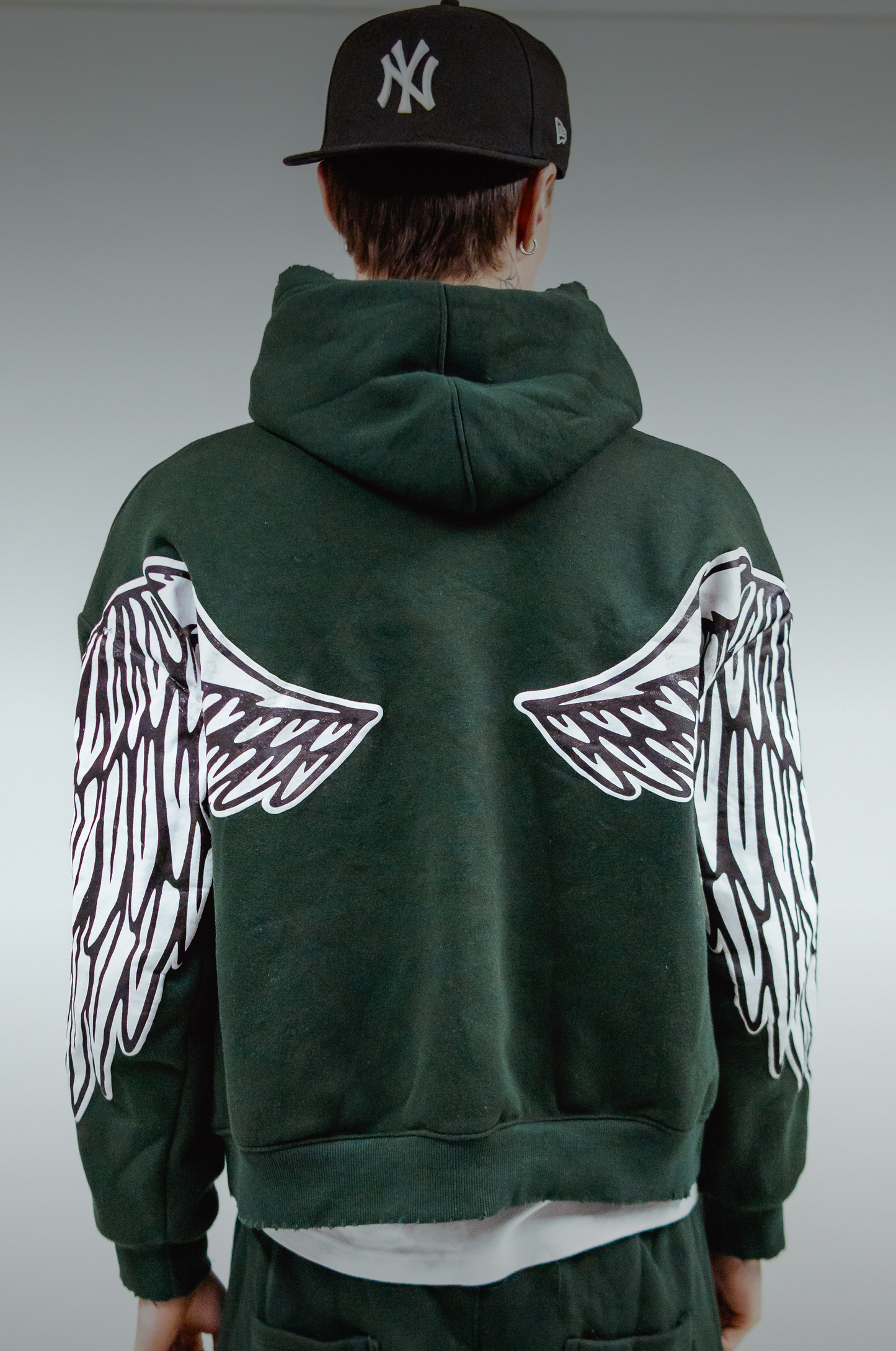 WING HOODIE - EVERGREEN